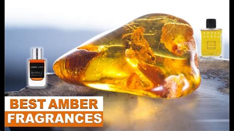 amber used in perfumes.